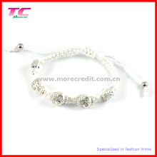 2013 Hotspot Fashion Shamballa Armband mit Strass Metall Schädel